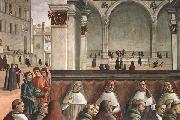 Domenicho Ghirlandaio Details of Bestatigung der Ordensregel der Franziskaner Spain oil painting artist